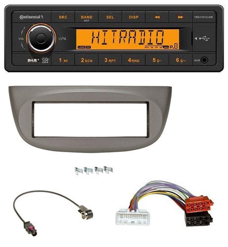 Continental 1din dab mp3 - mp3, aux