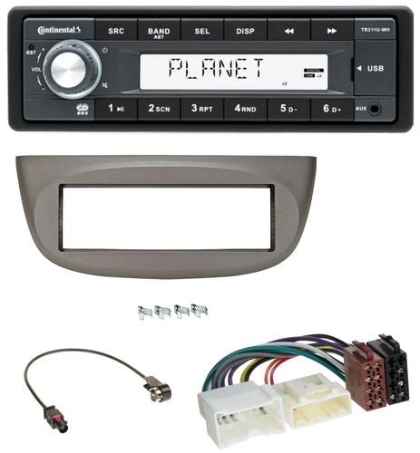 Continental usb mp3 aux 1din - continental,