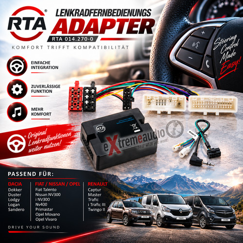 Auto radio adapter lenkrad - auto,